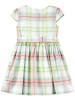 carter's Kleid in Grün/ Rosa
