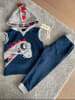Denokids 2tlg. Outfit "Dino" in Dunkelblau/ Grau