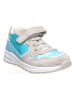 Lurchi Leder-Sneakers "Vio" in Grau/ Hellblau