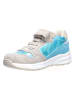 Lurchi Leder-Sneakers "Vio" in Grau/ Hellblau