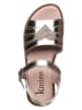 kmins Leder-Sandalen in Gold