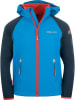 Trollkids Zipp-Off-Softshelljacke "Rondane XT"  in Hellblau/ Dunkelblau