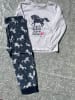 Blue Seven Pyjama in Creme/ Dunkelblau