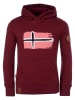 Trollkids Hoodie "Trondheim" in Bordeaux