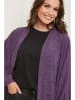 Curvy Lady Longcardigan in Lila