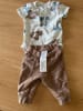 carter's 2tlg. Outfit in Hellbraun/ Grau
