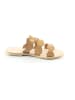 Manoukian shoes Leder-Pantoletten "Teri" in Beige