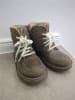 kmins Leder-Boots in Khaki