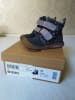 lamino Leder-Boots in Dunkelblau