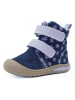 lamino Leder-Boots in Dunkelblau