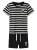 name it 2tlg. Outfit "Dike" in Schwarz/ Weiß