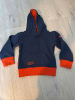 Trollkids Hoodie "Lillehammer" in Dunkelblau/ Orange