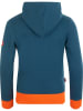 Trollkids Hoodie "Lillehammer" in Dunkelblau/ Orange