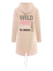 Zwillingsherz Sweatjacke "Be Brave Everyday" in Beige