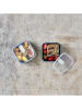 Monbento 2er-Set: Snackboxen in Dunkelblau/ Transparent - (B)9,9 x (H)9,9 cm