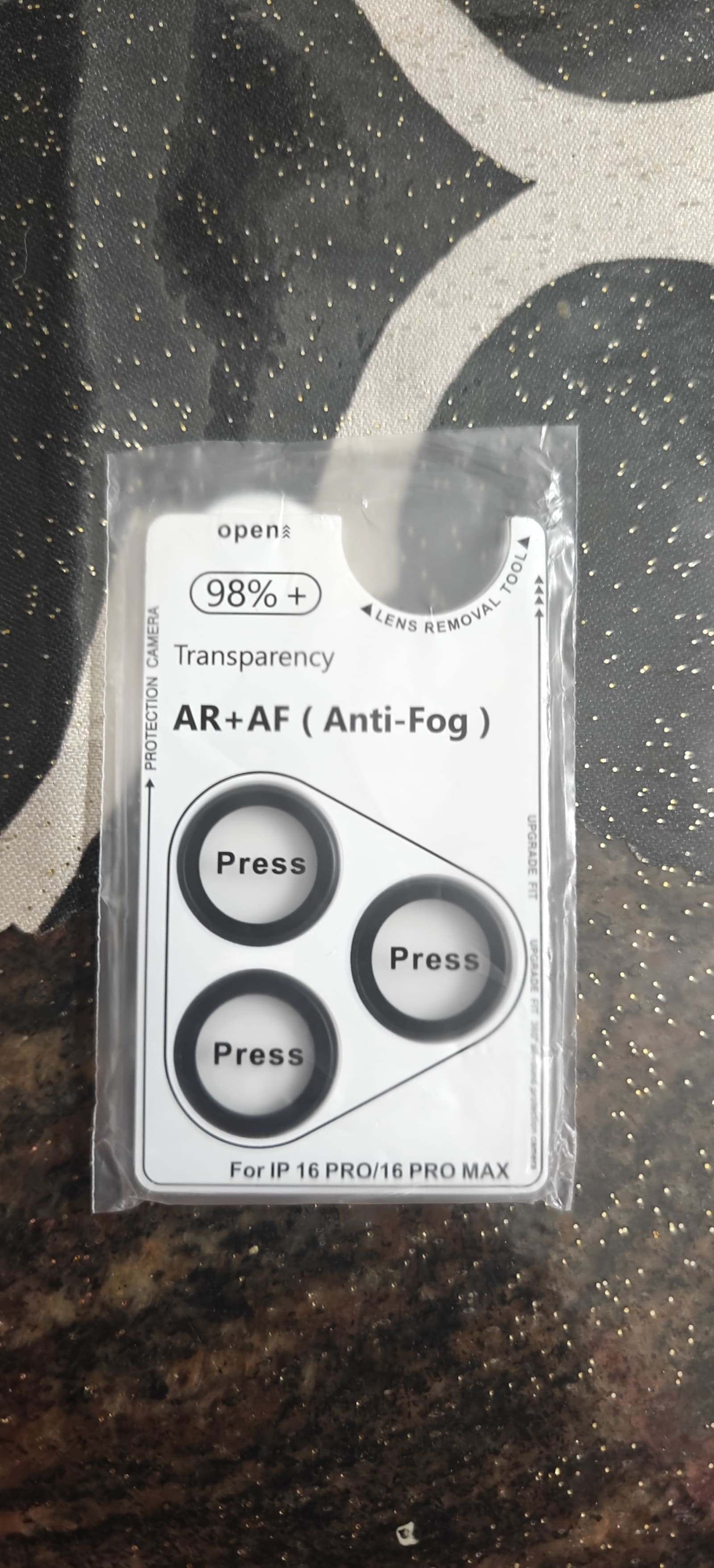 Camera lens protector for Iphone 16 pro and pro max. Never used