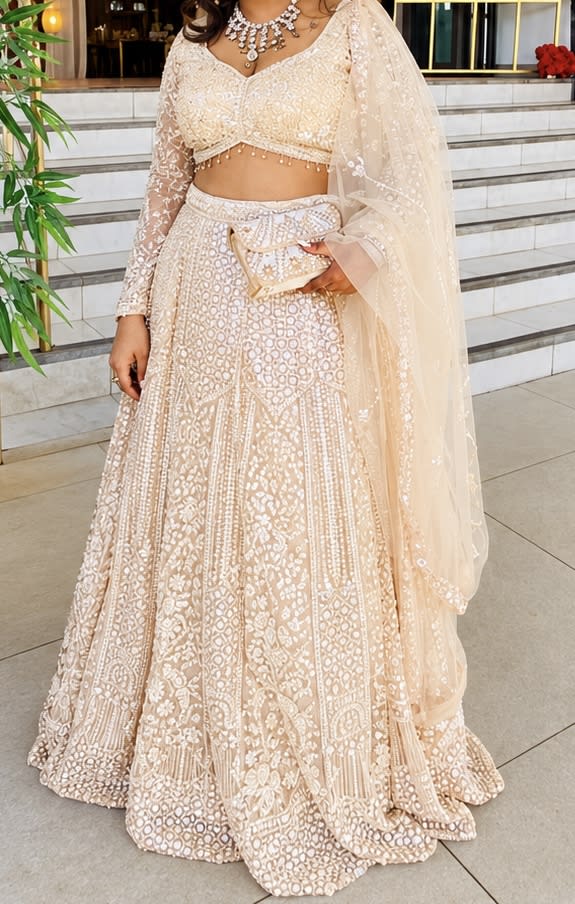 Bridal Lehenga - Champagne (L/XL)