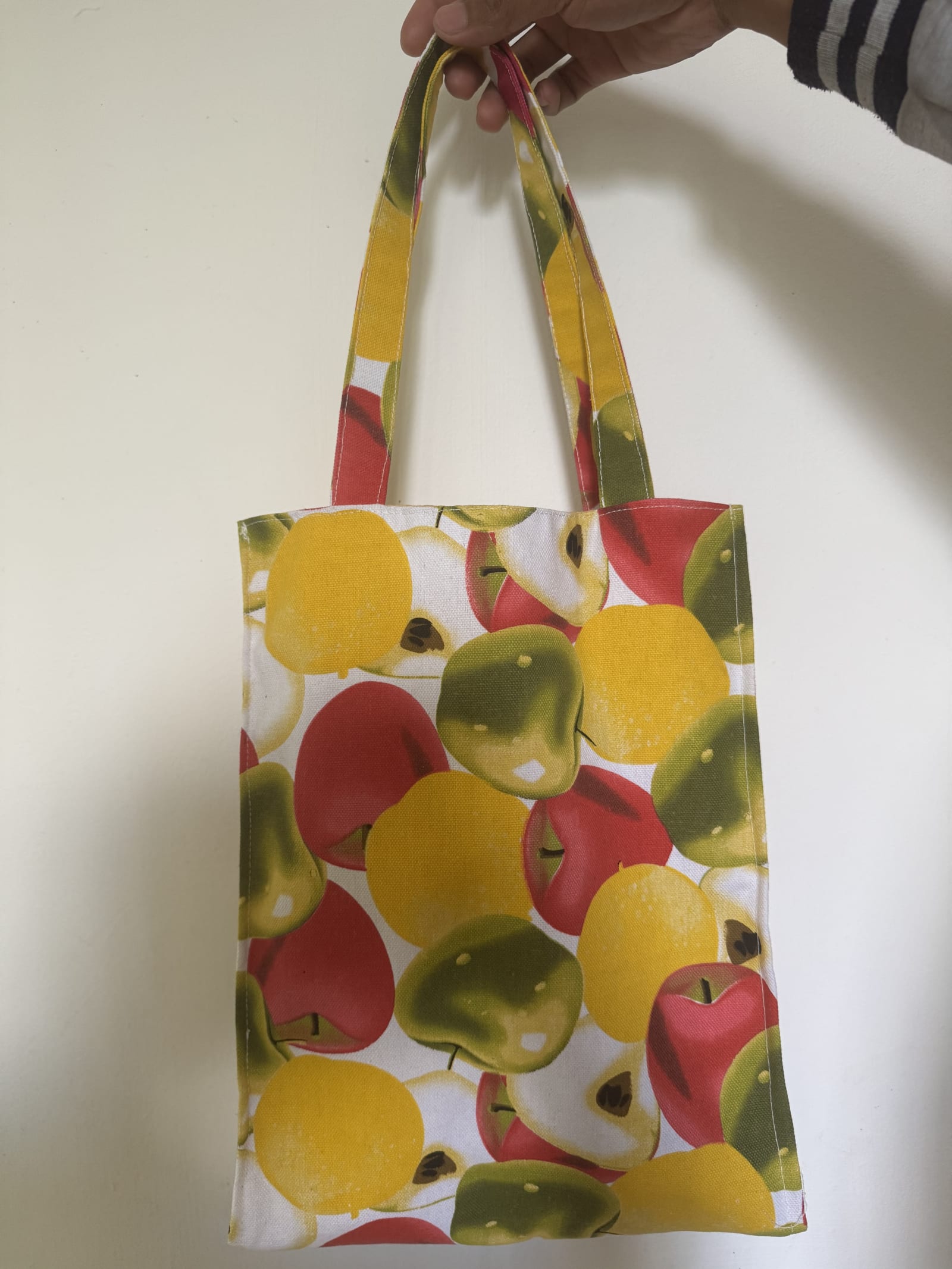 Tote Bag en tissu avec imprimé fruits coloré