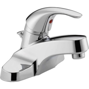 Peerless Choice Chrome Single Handle Lever 4 In. Centerset Bathroom Faucet with Pop-Up Peerless Choice Chrome Single Handle Lever 4 In. Centerset Bathroom Faucet with Pop-Up