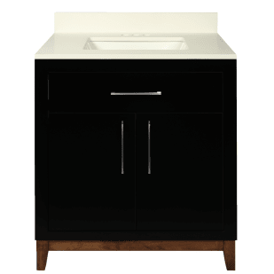 Oporto 36" Black and White Vanity Combo