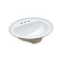 White Oval Sink