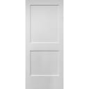 36" x 84" Interior 2-Panel Shaker Barn Door Slab