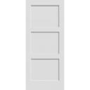 36" x 84" Interior 3-Panel Shaker Barn Door Slab