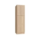 KCD Unfinished Birch KD Shaker 24" x 84" Pantry Cabinet