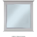 GHI Stone Harbor Gray Shaker Vanity 30" x 30" Mirror