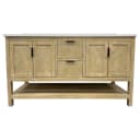 Herringbone 60" Double Bowl Vanity Combo