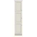 GHI Nantucket Linen White 78" x 18" x 21" Linen Closet