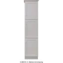 GHI Stone Harbor Gray Shaker 78" x 18" Linen Closet