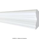 GHI Arcadia White Shaker Cabinet 8' Crown Moulding