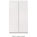 GHI Arcadia White Shaker 24" x 42" Wall Cabinet