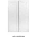 GHI Arcadia White Shaker 27" x 42" Wall Cabinet