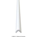 GHI Arcadia White Shaker Cabinet 7' Outside Corner Moulding