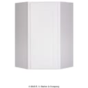 GHI Arcadia White Shaker 24" x 36" Diagonal Corner Wall Cabinet