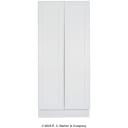 GHI Arcadia White Shaker 24" x 54" Base Utility Cabinet