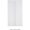 GHI Arcadia White Shaker 24" x 42" x 24" Wall Utility Cabinet