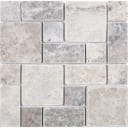 Silver Crescent Versailles 12" x 12" Travertine Mosaic Tile