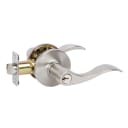 Delaney Hardware Logan Satin Nickel Reversible Keyed Entry Door Handle