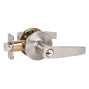 Delaney Hardware Milton Satin Nickel Reversible Keyed Entry Door Handle