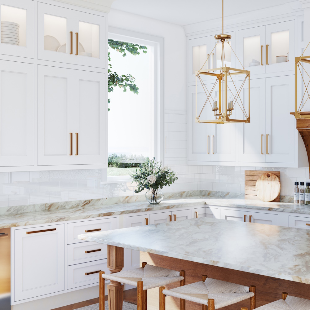 Drama Marble 6' Laminate Countertop-VTI (No Miter) - Seconds and Surplus, image size:1000x1000