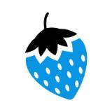 logo blue strawberry