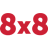 8x8 Logo