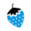 Blue Strawberry Logo