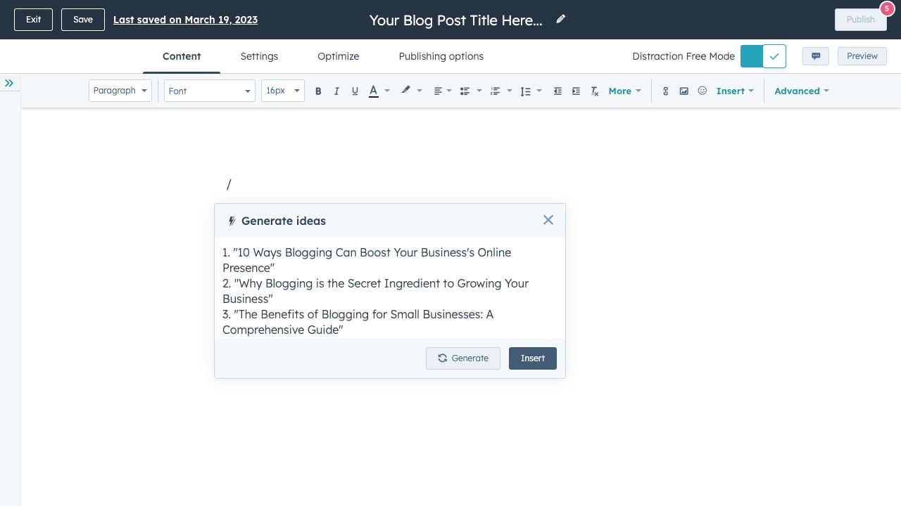 HubSpot's AI-Powered Email Creation To Easily Generate Your Email Marketing Content