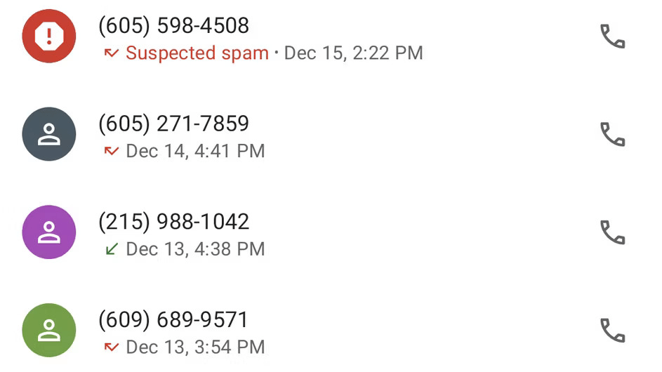 Google Voice Detects and Automatically Blocks Spam Callers