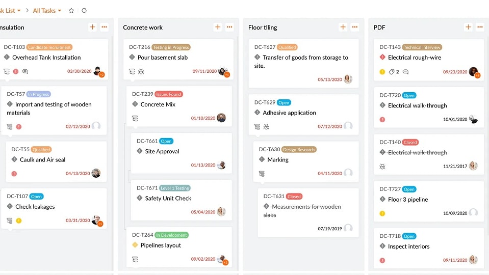 Zoho's project management tools offer businesses a robust platform for efficient project planning, tracking, and collaboration. 