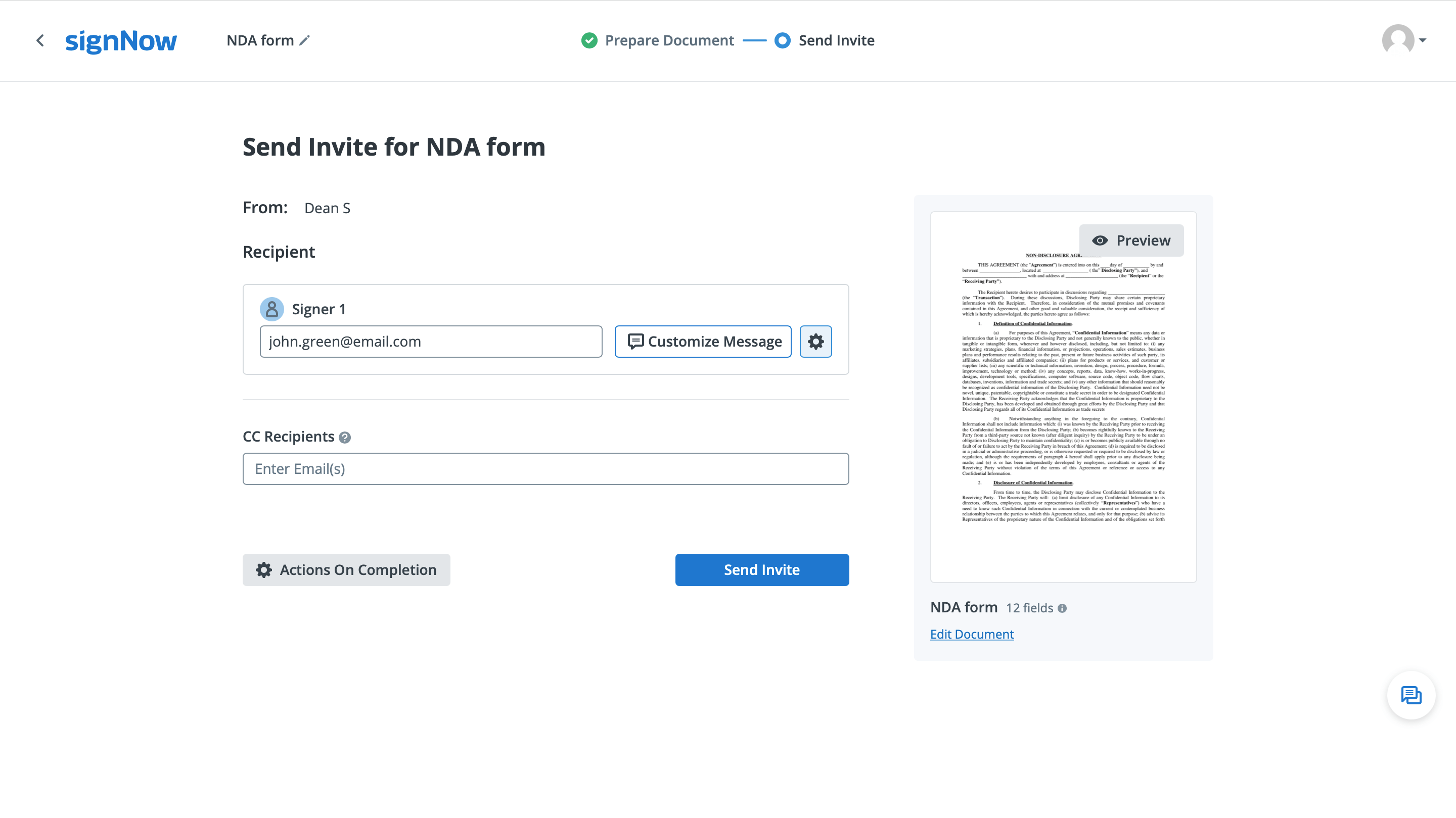 Create Passwords to Secure Your Documents Within signNow